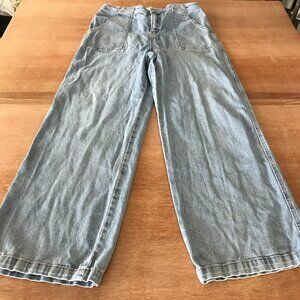 Mined by Los Angeles Wide Leg Jeans Women 11/29 Blue High Rise Medium Wash 17628